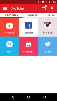 AyaTube Video Downloader android App screenshot 0